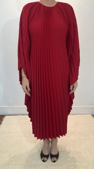 Vestido Manto Plissado