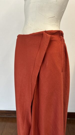 Calça saia  Cupro