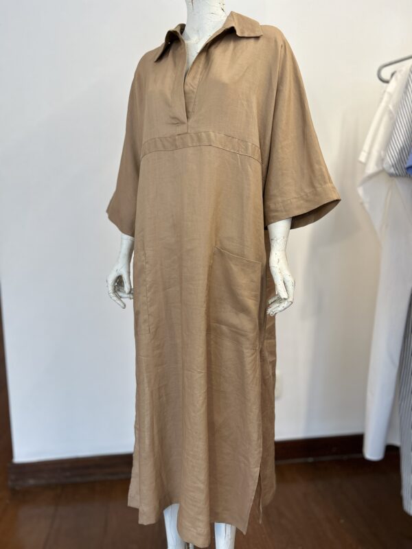 Vestido 100% linho